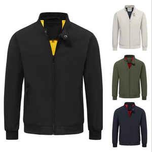 Chaqueta Bomber Gruesa Impermeable para Hombre con Cierre de Cremallera y Botones, Estilo Formal, Abrigo Informal para Suministro al por Mayor - Product Image 1
