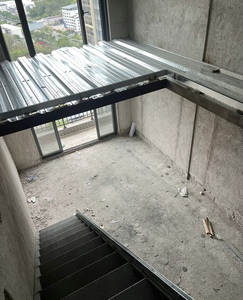 Industrial Prefabricated Heavy Duty Steel Mezzanine Shelf System 2-5 Layers For Warehouse Storage With Corrosion Protection - Product Image 5