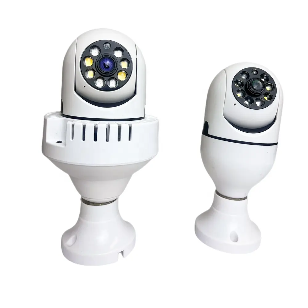 กล้อง CCTV ไร้สาย3 in 1มีไฟ2ดวงสำหรับโทรศัพท์สมาร์ทโฟนรีโมตกล้องวงจรปิดรักษาความปลอดภัยเครือข่ายไร้สาย360 IP WiFi