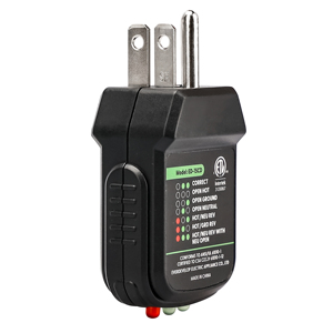 15A GFCI AC-Steckdosen tester für nordamerika nische Steckdosen, ETL-Zertifizierung, erkennt häufige Kabel probleme - Product Image 1
