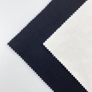 Tissu sergé 100% coton de haute qualité, 350 g/m², uni, teint en <span class=keywords><strong>blanc</strong></span> et noir, pour pantalon <span class=keywords><strong>chino</strong></span> homme - Product Image 3