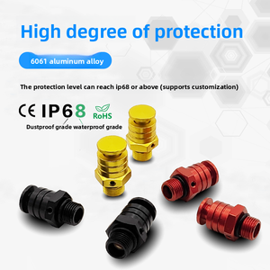 Noyau de soupape de sécurité d'échappement rapide pneumatique fileté M6 personnalisé interrupteur manuel à dégagement rapide de type poussoir décompression de dégagement d'air - Product Image 3