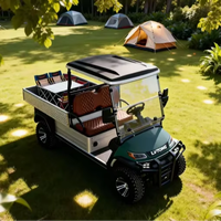 Carrito de Golf Todoterreno A827.H8G con Material de Panel Exterior Ignífugo, Puede Estacionarse en la Área de Actividades con Fogatas
