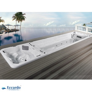 Acryl Balbao Controlesysteem Zwemmen Spa Hot Tub Whirlpools Hydrotherapie Jets Dual Zone Eindeloos Zwembad Voor Training - Product Image 4