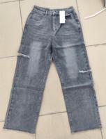 Nouveaux pantalons en jean pour femmes YM 2025, lots mixtes en vrac, bleu/noir/gris, vente en gros
