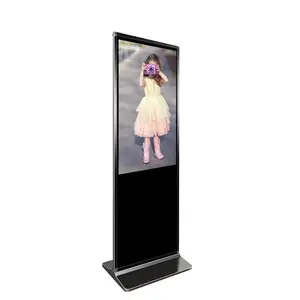 Fabrik preis 55 zoll werbung lcd player totem screen floor stand digital signage android