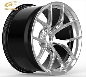 SS forjado plateado 18 19 20 21 22 pulgadas llantas de aleación para BMW M2 M3 M4 M5 <span class=keywords><strong>Audi</strong></span> <span class=keywords><strong>RS</strong></span> Mercedes Benz 5X112 5X120 llanta de carreras cóncava - Product Image 2