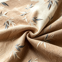 Tissu Jacquard 100 % Polyester Écologique Anti-Décoloration à Motifs, Largeur 98 Pouces, Poids Moyen, Vente Directe Usine pour Tapisserie de Banquet
