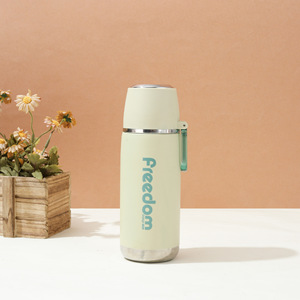 Freedom 304 Stainless Steel Insulated Water <b>Bottle</b> With Strap Compact Portable Travel Mug - Product Image 2