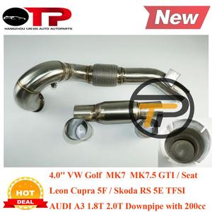 <span class=keywords><strong>Tubo</strong></span> <span class=keywords><strong>de</strong></span> <span class=keywords><strong>escape</strong></span> OTP para V W Golf R MK7 MK7.5 GT I AD A3 8V <span class=keywords><strong>Seat</strong></span> <span class=keywords><strong>Leon</strong></span> Cupra 4 "-3" Downpipe con 200cc Sports Cat - Product Image 4