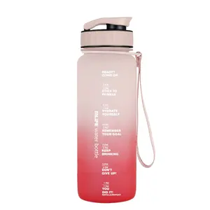 2024 бестселлер, пластиковая бутылка для напитков без BPA, индивидуальный дизайн для прямых походов