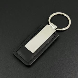 Custom LOGO Promotional <b>Keychain</b> Comfortable Luxurious Keyring Metal <b>Leather</b> Fashionable Key Automobile Pendant <b>Keychain</b> - Product Image 5
