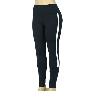 Pantalons de yoga en spandex super doux pour femmes, leggings de fitness taille haute, logo personnalisé, faible MOQ, taille élastique, extensibilité quadridirectionnelle - Product Image 1