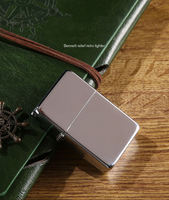 Briquet en métal personnalisable avec logo gravé au laser, rechargeable, pour sublimation, cadeau vierge imprimable
