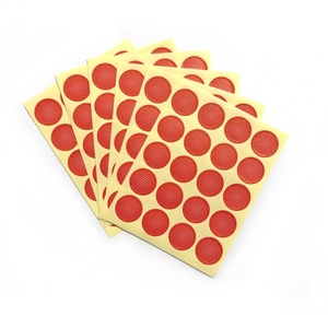 Lot de 120 étiquettes en papier gaufré rouge de 19 mm, sceaux juridiques ronds, autocollants décoratifs pour l'emballage de certificats - Product Image 5