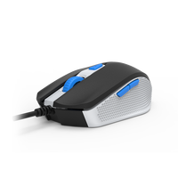 Souris optique 6D filaire AIKUN Office Home avec commutateur DPI 800/1200/1600, câble USB, roue en caoutchouc, Plug and Play
