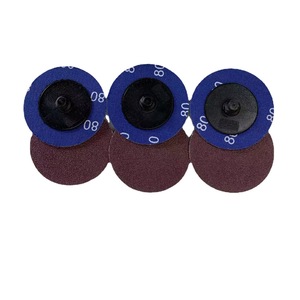 Disques à changement rapide de 3 pouces, revêtement en oxyde d'aluminium, accessoires pour meuleuse, disques de ponçage, disques de ponçage à changement rapide - Product Image 2