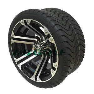 Ensemble de jantes de chariot de <span class=keywords><strong>golf</strong></span> de conception professionnelle, jante en acier inoxydable Tempest de 12 pouces et pneu DOT 215/35-12 ou 215/40-12 - Product Image 4