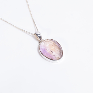 Colgante de obsidiana de encaje negro de piedras preciosas naturales, fabricante de joyas de plata de piedras preciosas de Ley 925, exportador de joyas de plata fina - Product Image 4