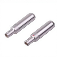 Connecteurs 00B DIN 2/3/4 broches IP50 Mâle/Femelle, boîtier en alliage d'aluminium chromé, haute tension 5A, courant nominal 900V DC/600V