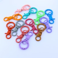 Clips en zinc en gros pour porte-clés et cordons – Antidérapants, sans nickel, durables, écologiques, multi-usages, fermoirs métalliques (Qiannuo)