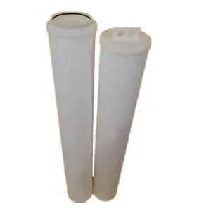 High flow industrial 20/40/60'' 5 micron machine filter PP pleated filter cartridge and housing for water treatment filtration