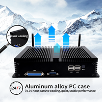 Nouveau HYSTOU Industrial Mini Box 4K HD Sortie UHD Graphics 620 Affichage à trois écrans Connectivité stable Internet rapide Sans ventilateur