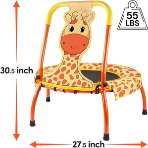 <span class=keywords><strong>Trampoline</strong></span> pour tout-petits, directement de l'usine, capacité de 55 lb, poignée facile à saisir, pieds antidérapants, rebondisseur pour enfants, pour la maison et la salle de jeux intérieure - Product Image 6
