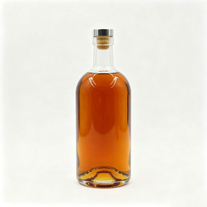 Bouteille de liqueur en verre sans plomb de qualité supérieure, 750 ml, bouchon en liège transparent, pour whisky, brandy, vodka, <span class=keywords><strong>XO</strong></span>, bar, hôtel, vente en gros - Product Image 1