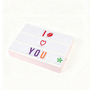 A4 <span class=keywords><strong>LED</strong></span> Light box với 80 có thể thay đổi chữ cái, USB & Battery Powered nhắn di động Board cho cửa hàng đám cưới cafe - Product Image 1