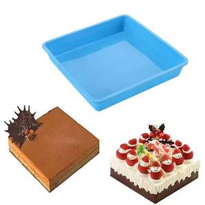 Color Customized Pan Baking Cheese Egg Non-stick Silicone Square <b>Cake</b> <b>Mold</b> - Product Image 1