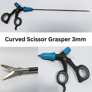 Ciseaux laparoscopiques à insérer, 5 mm seulement, sans manche, réutilisables, en acier inoxydable, instrument chirurgical pour procédures médicales cliniques - Product Image 2