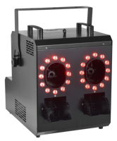 Machine à bulles WEDOSTAGE avec télécommande sans fil, 4 rangées de LED, pour DJ, mariage, club, spectacle sur scène