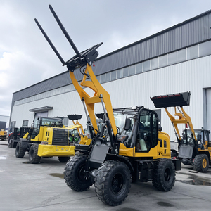Cheap Price Wheeled Shovel Front Loader Garden Compact 4x4 Wheel Loader Road Construction <strong>4WD</strong> Hydraulic Wheel Loader - Product Image 2