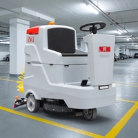Nettoyeur de sols et laveuse combinée sans fil autopropulsée de haute qualité, machine de nettoyage de surface à conducteur assis, nettoyeur haute pression