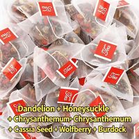 Teh ZhongRun Cina, Teh Herbal Segar Kukus Rasa Krisan dan Biji Cassia, Teh Detoksifikasi Bersih, Melindungi Hati dan Mata