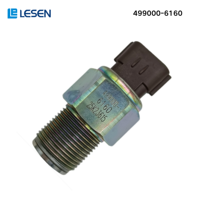 Capteur de pression haute pression du rail de carburant 499000-6160 4990006160, 499000-6161, 4990006161 pour moteur Isuzu 4HK1 6HK1 6UZ1 Camion NPR 5.2L
