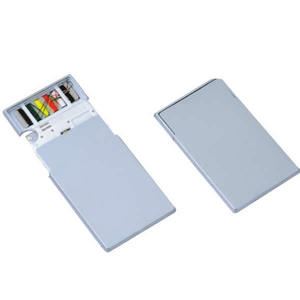 Logo Custom Pocket Travel Needle and thread Mini Kit da cucito Kit da cucito piatto <span class=keywords><strong>a</strong></span> forma di carta regalo - Product Image 1