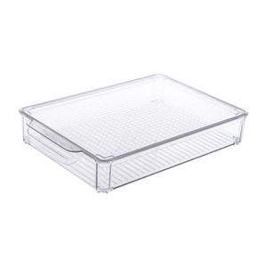 Transparent Dumpling <b>Storage</b> <b>Box</b> Rectangle <b>Stackable</b> Freshness Preservation Fridge Kitchen Food Container - Product Image 5