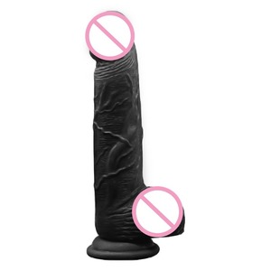 Black Oversized Male <strong>Doll</strong> with Inverted Model Thick Stallion Suction Cup Female Dildo-Safer <strong>Sex</strong> Black Gay Masturbator - Product Image 4