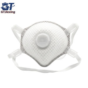 Mascarilla Respiratoria FFP3 en Forma de Copa con Válvula de Exhalación, Banda para la Cabeza Ajustable en 4 Puntos, Antipolvo, Mascarilla Protectora Industrial - Product Image 5