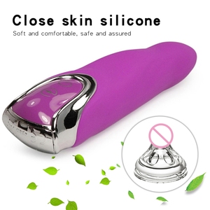 Venta al por mayor juguetes sexuales de silicona respetuosos con la piel masturbación diaria impermeable clímax vibrador AV multifrecuencia - Product Image 6