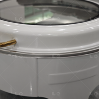 Plats de service de luxe personnalisés en acier inoxydable et blanc pour restaurants et traiteurs – Chauffe-plats et buffet pour chefs