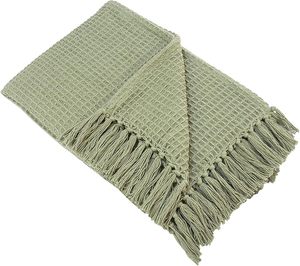 Manta de Color Sólido 100% Algodón, Venta al por Mayor de Fábrica, Alta Calidad, Suave para Todas las Temporadas - Product Image 1