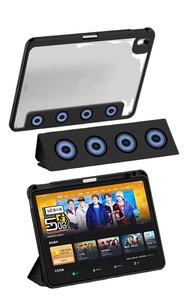 Funda Magnética Desmontable 2 en 1 de Cuero PU con Soporte para Lápiz y Marco Transparente para <span class=keywords><strong>iPad</strong></span> 10.ª/11.ª Gen, <span class=keywords><strong>Pro</strong></span> 11, 13, Air 6/7, Mini 2026 - Product Image 2