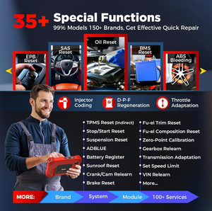 LAUNCH X431 CRP 919X BT Elite 2025 – Outil de diagnostic sans fil bidirectionnel avec AutoAuth, codage ECU FCA, démarrage <span class=keywords><strong>V</strong></span>.A.G, plus de 35 services, CANFD, DoIP, 2 ans - Product Image 4