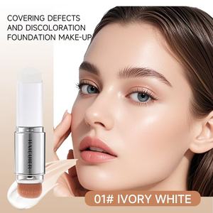 Nueva Base de Maquillaje en Barra, Natural, Impermeable, Blanqueadora, de Cobertura Total, con Brocha, que Cambia de Color - Product Image 4