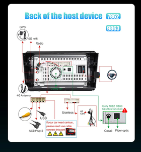Reproductor de DVD para Auto <span class=keywords><strong>Android</strong></span> con Pantalla de 9 Pulgadas, <span class=keywords><strong>Radio</strong></span> <span class=keywords><strong>FM</strong></span> 4G, Doble DIN, Universal, Single DIN, Multimedia, Carplay - Product Image 4
