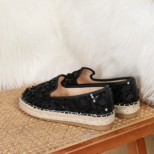 Mocassini moda donna punta rotonda con paillettes in stile vacanza <span class=keywords><strong>espadrillas</strong></span> - Product Image 4