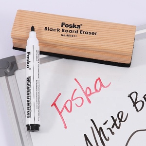 Foska Premium <span class=keywords><strong>feutre</strong></span> tableau noir gomme sans poussière bois tableau gomme tableau noir gomme avec épaissir 26mm manche en bois - Product Image 3